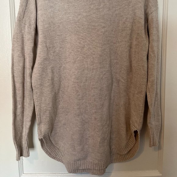 Crew-neck Sweater, Beige, Medium - Picture 3 of 3